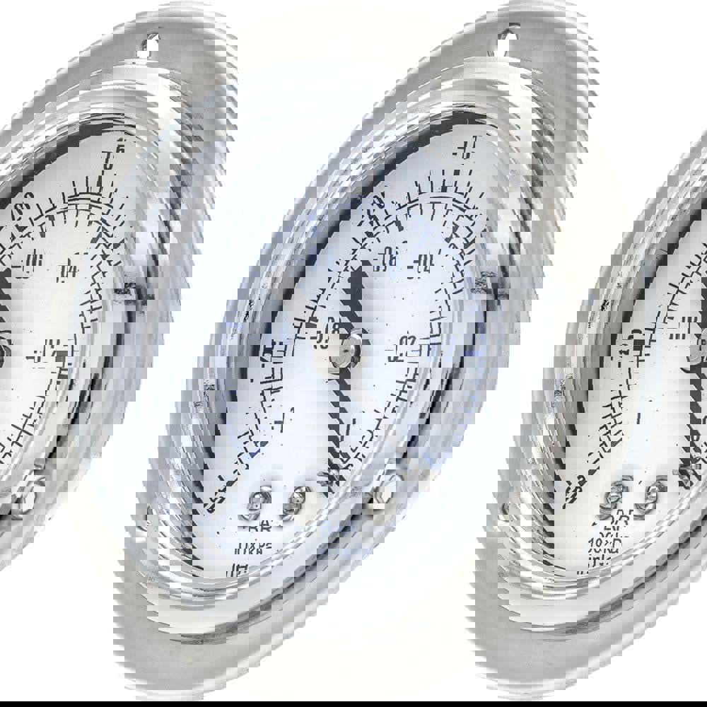 Pressure Gauges; Gauge Type: Utility Gauge ; Scale Type: Dual ; Accuracy (%): 3-2-3% ; Dial Type: Analog ; Thread Type: NPT ; Bourdon Tube Material: Bronze